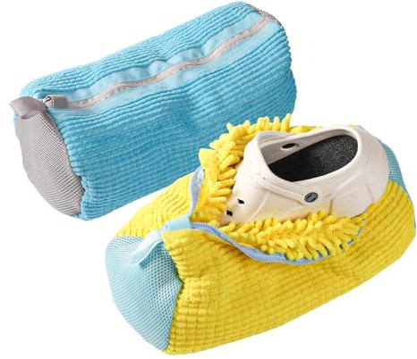 Lot de 2 Sacs Lavage Chaussures Machine à Laver, Sacs à Chaussures Machine à Laver Et Sèche-Linge Sacs Lavage Chaussures Machine à Laver Et Sèche-Linge Sacs Lavage Chaussures Réutilisables