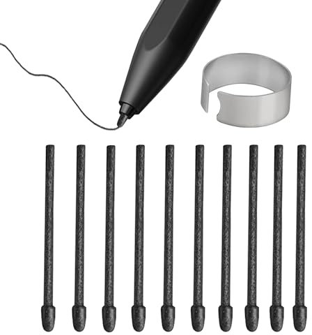 [10 Stück] Originale Felt Spitzen für Remarkable 1/2/Marker/Marker Plus & Boox Pen2 Pro/Boox Pen Plus/Boox Triangle Pen/BOOX Wacom Stylus, Boox Max/Note/Nova/Go/Tab Ultra&Mini Serie, Felt