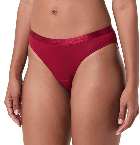 BOSS Women's Brief Ci 10253667 01 Letter, Dunkelrot, S