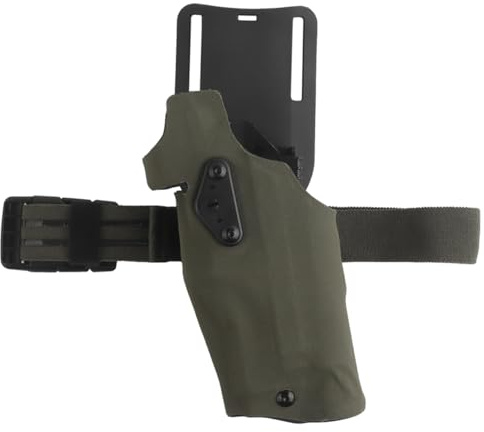 Linkshänder Tactical Holster für G17/X300, Multicam 6354DO Schnellablasssystem mit verstellbarem Clip & Beinhalterung - Airsoft Survival Ausrüstung