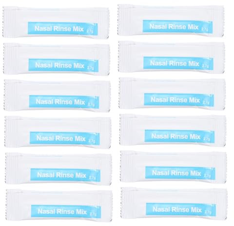 ERINGOGO 40packungen Nasalspülsalz à Saline Nasenspülung Für Erwachsene Und Mädchen Effektive Reinigungslösung Für Nasenhygiene Praktische Anwendung Für Allergien Und Erkältungen