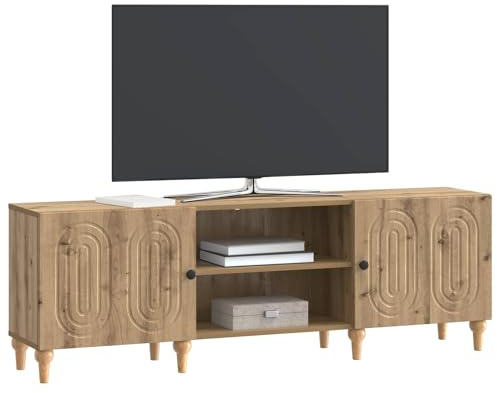 vidaXL TV-Schränk Artisan-Eiche 150 x 31 x 50 cm Holzwerkstoff, Moderner Wohnraum, rechteckiges Mediencenter, platzsparende TV-Aufbewahrung, stylische Zuhause-Organizer
