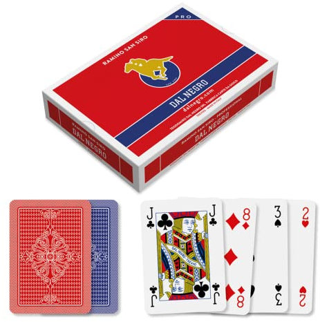Dal Negro- Ramino San Siro PRO Carte da Gioco, Multicolore, 024129, da 10 a 99 anni