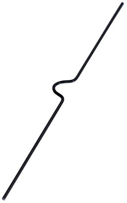 Renz Kalenderaufhänger, Länge 200 mm, schwarz, Form 2