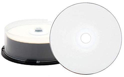 MediaRange Professional Line BD-R Dual Layer 50GB 6-fache Schreibgeschwindigkeit, vollflächig bedruckbar (Tintenstrahldrucker), Proselect weiß, voll metallisiert, 25er Cakebox