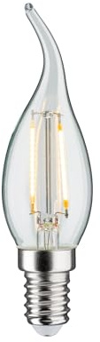 Paulmann 28686 LED Filament Candle lamp 2.8 watts lamp dimmable Clear 2700 K Warm White E14