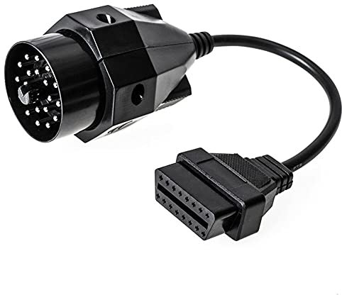 Aukson Bolwins H18C 16PIN OBD2 auf 20PIN OBD1 Adapterkabel – Diagnose Stecker Kabel passende für BMW Modelle (1982-2002) mit 16Pin-Anschluss, Kompatibel mit MaxDia