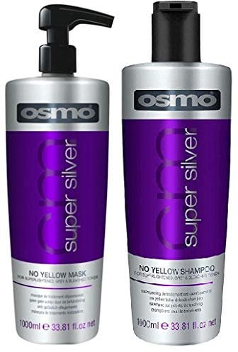 Osmo Super Silver Shapoo & Mask Duo 1000ML - Haarreiniger-Conditioner - Farbschutz & Revitalisierend - 1 l 1 Stück