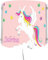 CreaDesign WA-1034-02, Einhorn rosa, Kinderzimmer Wandlampe personalisiert mit Namen, Nachtlicht/Schlummerlicht für Steckdose, E14, 22 x 22,5 x 8,5 cm