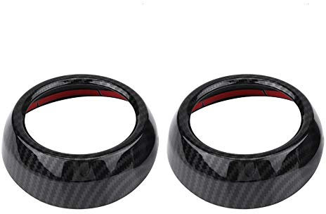 Broco Kona Carbon, 2ST Front Side Air Vent Trim Abdeckrahmen for Hyundai Encino Kauai Kona 17-20 SUV (Carbon-Faser)