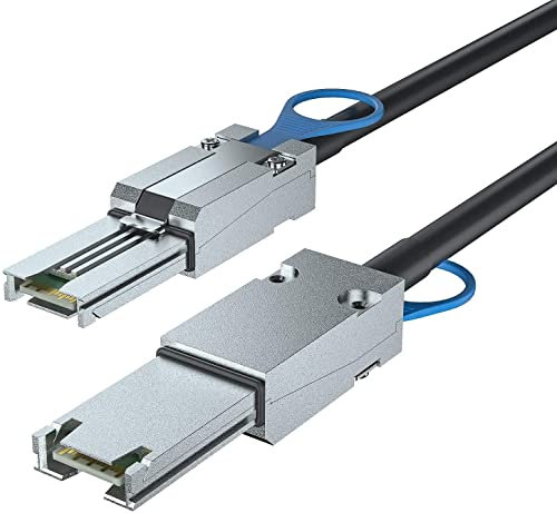 10Gtek® 6G External Mini SAS Kabel SFF-8088 zu SFF-8088, 100-Ohm, 1.5-Meter(4.9ft)