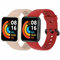 MIJOBS 2 Pièces Bracelets Compatible avec Redmi Watch 2 Lite & POCO Watch Bracelet de Remplacement en Silicone pour Hommes et Femmes Sport Bracelet pour Xiaomi Redmi Watch 2 Lite