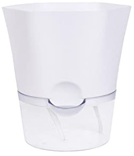 Mandeep Vaso da fiori per irrigazione automatico, vaso per orchidea, in plastica, diametro 10 cm