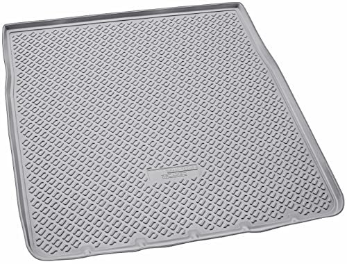 Recambo Gummi Kofferraumwanne Premium passend für Opel Astra K Sports Tourer | ab 2016 | passgenau mit Rand | Grau