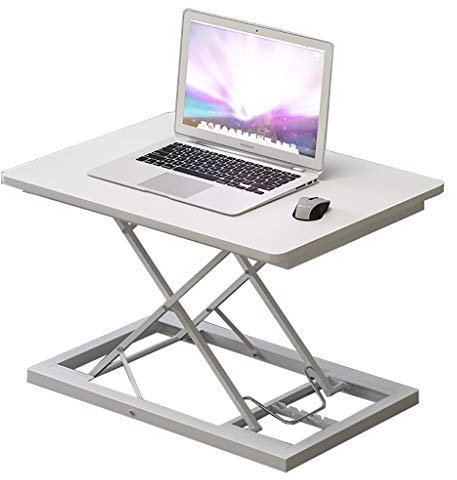 Stehpult – Steharbeitsplatz, Stehtisch ergonomisch höhenverstellbar für PC Computerbildschirm Laptop 60 x 34 cm (B)