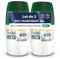 ETIAXIL - Déodorant Anti-transpirant Végétal - Transpiration Modérée - Certifié Bio - Aisselles - 48h - Parfum Coco - Roll On - 50 ml - Lot de 2