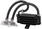XTevu Radiatore Olio Moto in Alluminio Billet Universale Per 125CC-250CC Scooter Dirt Pit Bike, Sistema di Raffreddamento Motore Ad Alte Prestazioni con Kit di Montaggio E Tubi Flessibili