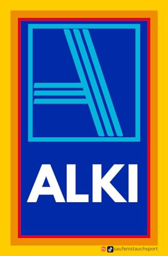 50 x ALKI Festival-Sticker: Bier, Flirt & Party-Design (50 Stück)