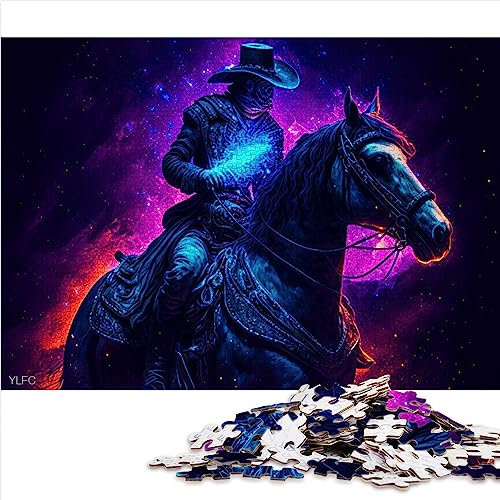 Puzzle 1000 Teile Erwachsener Ritter Papppuzzle Herausforderung Familie 10,27 x 14,96 Zoll Puzzle für Erwachsene