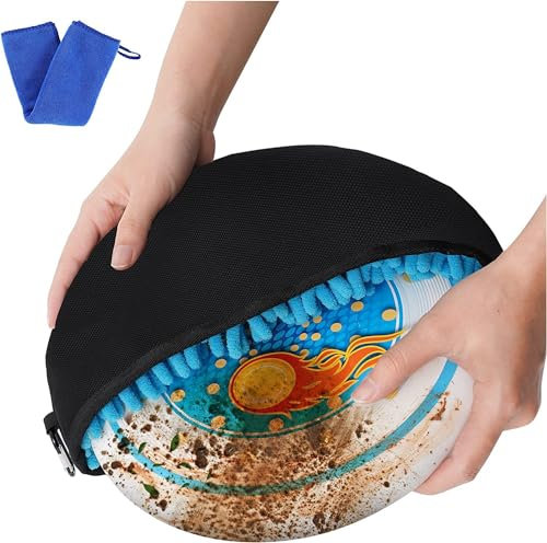 CoopO Frisbee Reinigung Taschenfliegerscheibenreinigungstuch Wischtuch mit Haken