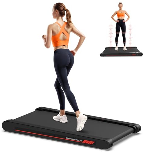 Sperax 3 in 1 Walking Vibration Pad für Laufband für Zuhause mit Bluetooth 0.3-6km/h den Heim, und Walking Vibration Pad Bürogebrauch und Fernbedienung Vibration für Zuhause und Büro (Schwarz Grau)