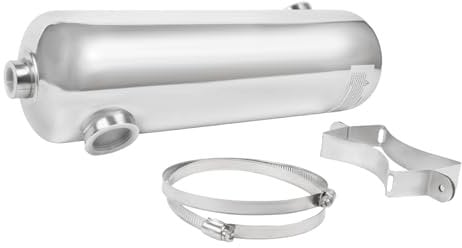 HuKaiL Scambiatore di calore per piscina, 60 KW, pompa di calore in acciaio inox, resistente all'acqua salata e alla ruggine con flusso d'acqua da 250 l/min e flusso di acqua calda da 30 l/min, per