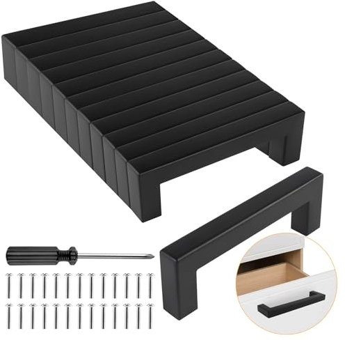 12 Stück Griffe für Küchengriffe 96mm Möbelgriff Edelstahl, Küchengriffe schubladengriffe mit Schrauben und Installationswerkzeugen Geeignet für küchenschränke, Küche, Möbel und Wohndekoration