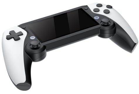 JUCHRZEY M25 Console di gioco portatile Televisione -Compatibile Schermo LCD da 4,3 pollici 80*272 Console for videogiochi portatile Controller wireless doppio Lettore di videogiochi Joystic