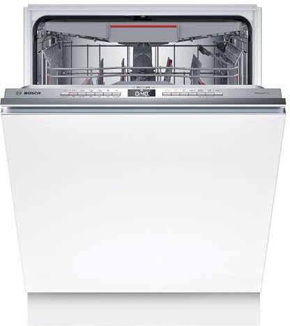 Bosch SBV4ECX32E, Serie 4, Smarter XXL-Geschirrspüler Vollintegriert 60 cm, Besteckschublade, Made in Germany Spülmaschine, extra Trocknen, starke Reinigung, sehr leise, Automatikprogramme, AquaStop