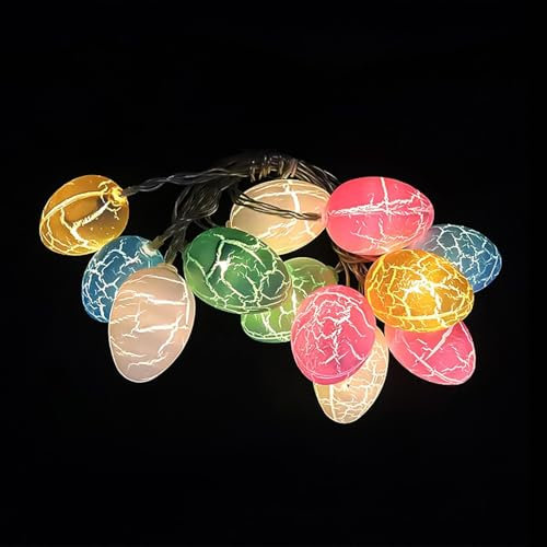Niumowa Ostern Lichterketten, 2M Ostereier Lampen, Ostern Dekorative Lichter, Osterei Ostern Lichter, Eier Lichterketten, LED Ostern Lichter, Eier Lichter, Easter Lichterketten
