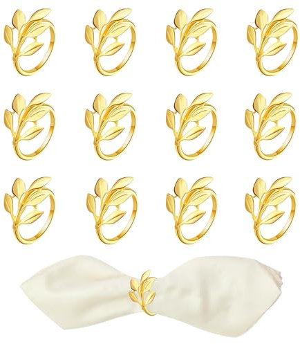 Serviettenringe Gold,Serviettenringe,Serviettenring,Serviettenring Gold,Servietten Ring,12 Stück
