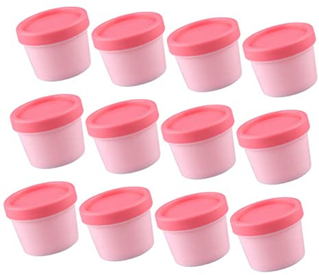 TOVINANNA 12pièces Pots De Crème Vides Avec Couvercles Contenants Réutilisables Pour Masques Crèmes Et Soins Cosmétiques