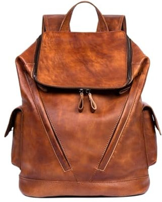 Lejdi Mochilas de viaje for hombre, bolsos de cuero genuino for computadora portátil, mochilas casuales, maletines, bolsos for computadora, mochilas