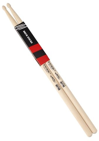 PUNK Drum Sticks - Premium Maple Wood, Ideal for Drummers of All Levels, Used for Drums, Percussion and Practice – 5A, 5B (5A-1 Paar)