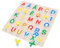 Warmhm Wooden Toddler Alphabet Puzzle Interactive Learning Toy for Boys and Girls Preschool Vietnamese Alphabet Matching Game