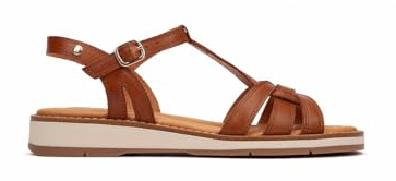 Pikolinos Flache Sandalen in Leder ROQUETAS für Frauen