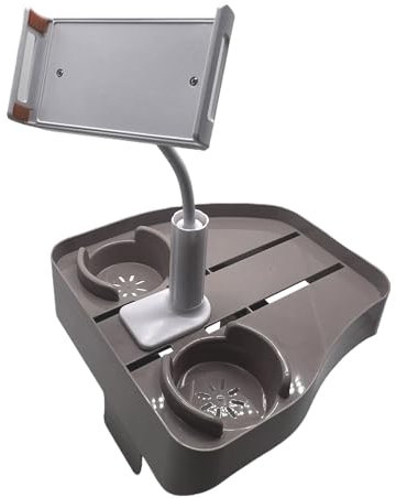 Gihioue Vassoio regolabile per cellulare da piscina, per esterni, antiscivolo, per spa, piscina, balcone, bagno