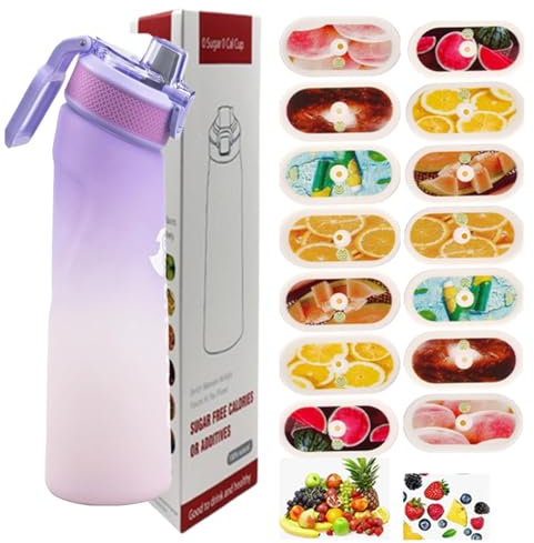 700ml sports water bottle with pods in 14 flavours, the tritan material is not afraid of high temperatures, and the natural fruit flavor extracted makes drinking water safe and tasty.0 Sugar 0 Calorie