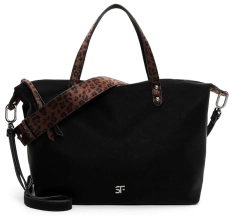 SURI FREY Schultertasche Umhängetasche SFY Sammy SC Cityshopper Black schwarz