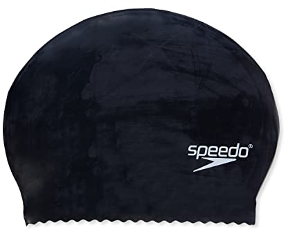Speedo Unisex Badekappe Latex Speedo Schwarz Einheitsgröße