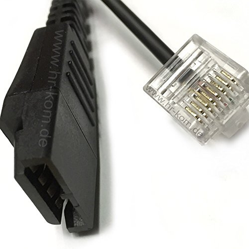 Jabra Kabelunterteil mit QD auf RJ45 Westernstecker 8-polig