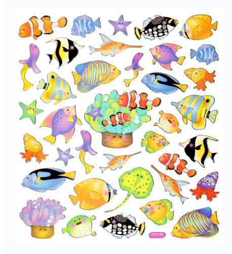 NEU Hobby-Design Sticker Fische [Haushaltswaren]