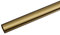 Stilrohr für Gardinenstangen INOX, ø 20 mm Messing-Massiv | L 160 cm