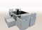 Ragnarök-Möbeldesign PolyRattan - DEUTSCHE Marke - EIGNENE Produktion - 8 Jahre GARANTIE auf UV-Beständigkeit Gartenmöbel Essgruppe Tisch 4 Stühle Hocker 12 Polster Weiß