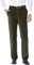 Haggar Herren 21 Wale Stretch Cord, Dehnbare Taille, Klassische Passform, einfarbige Vorderhose - Grün - 34W / 30L