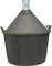 Damajuana en una cesta de plástico para hacer vino en casa 5/10/15/20 o 25L. Carboy, vidrio, 15 l