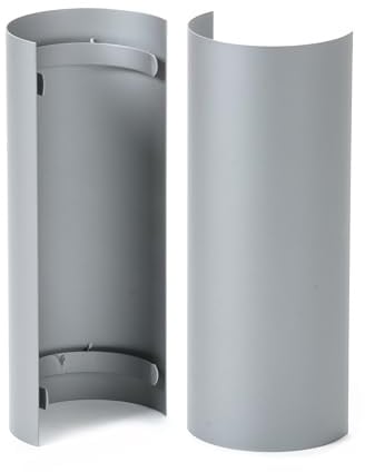 FIREFIX R150/RBL Rohrblende (Stahlschutz) für 150 mm Durchmesser Rauchrohre, unlackiert, 460 mm lang