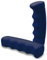 Retro Fahrradgriffe Blau Gummi rutschfest weich 1 Paar Blau Vintage Fahrradlenker Griffe Hollandrad City-Bike Damenfahrrad Herrenrad Grips Gummigriffe Klassische Lenkergriffe Fahrradgriff 22mm