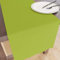 Encasa XO Table Runner Größe 32x150 cm | Baumwoll -Leinwand Stoff | Lime Green Solid Color | Waschbarer und dauerhaft
