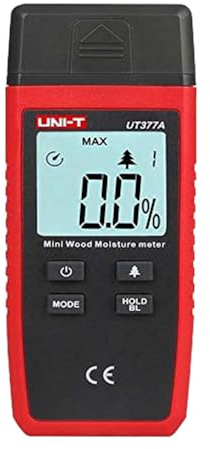UNI-T UT377A - Holzfeuchtemessgerät, Messbereich: 2 bis 40%, Auflösung: 0,1%
